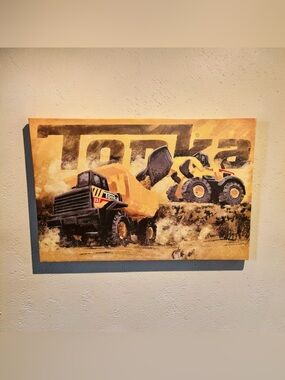 Tonka Trucks canvas wall art